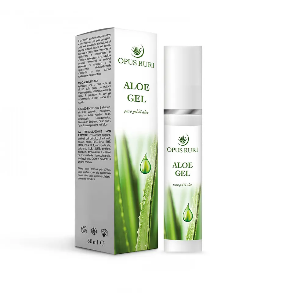 Moltitudo Opus Ruri Aloe Gel viso 50 ml idratante