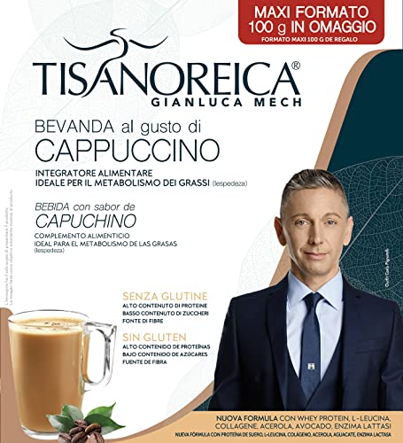Gianluca Mech Tisanoreica Bevanda Proteica Cappuccino polvere 500 g