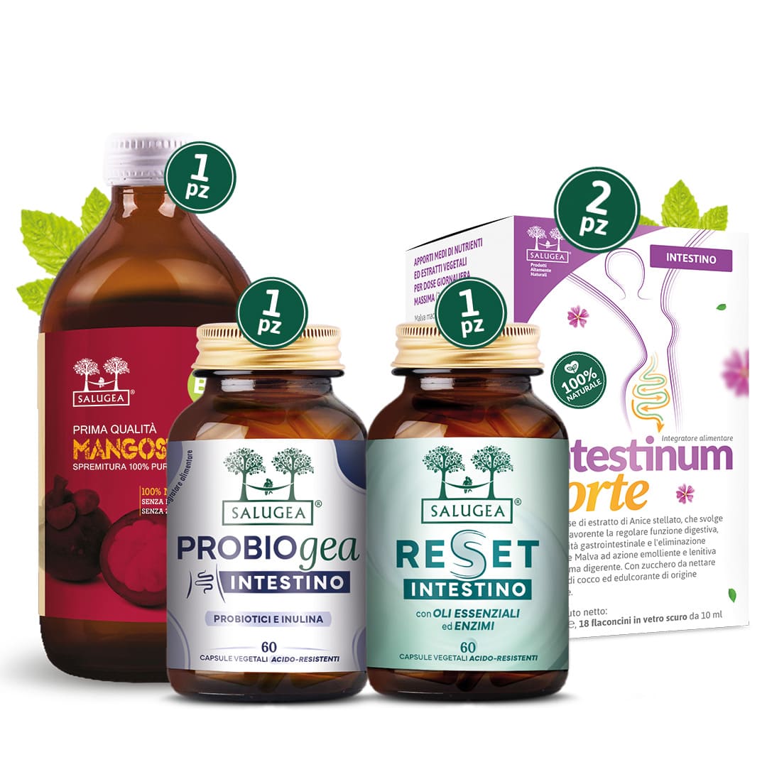 Salugea Percorso Equilibrio Intestinale kit probiotici 1 mese