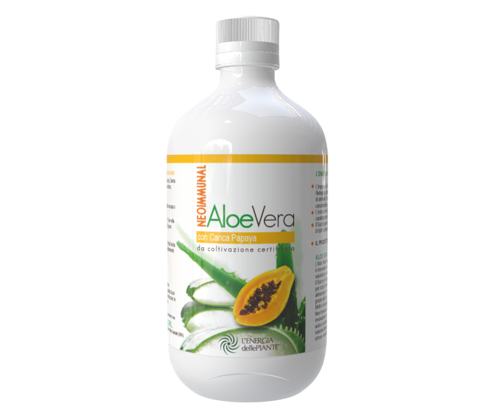 L'energia delle piante Aloe Vera Papaya succo 500 ml rigenerante
