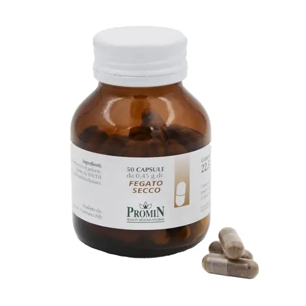 Promin Fegato Secco integratore capsule 50 capsule opoterapia