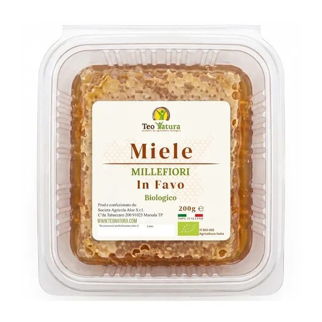 Teo Natura Miele Biologico millefiori in favo 200 g