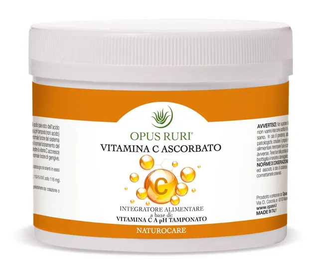 Moltitudo Opus Ruri Vitamina C Ascorbato polvere 500 g pH