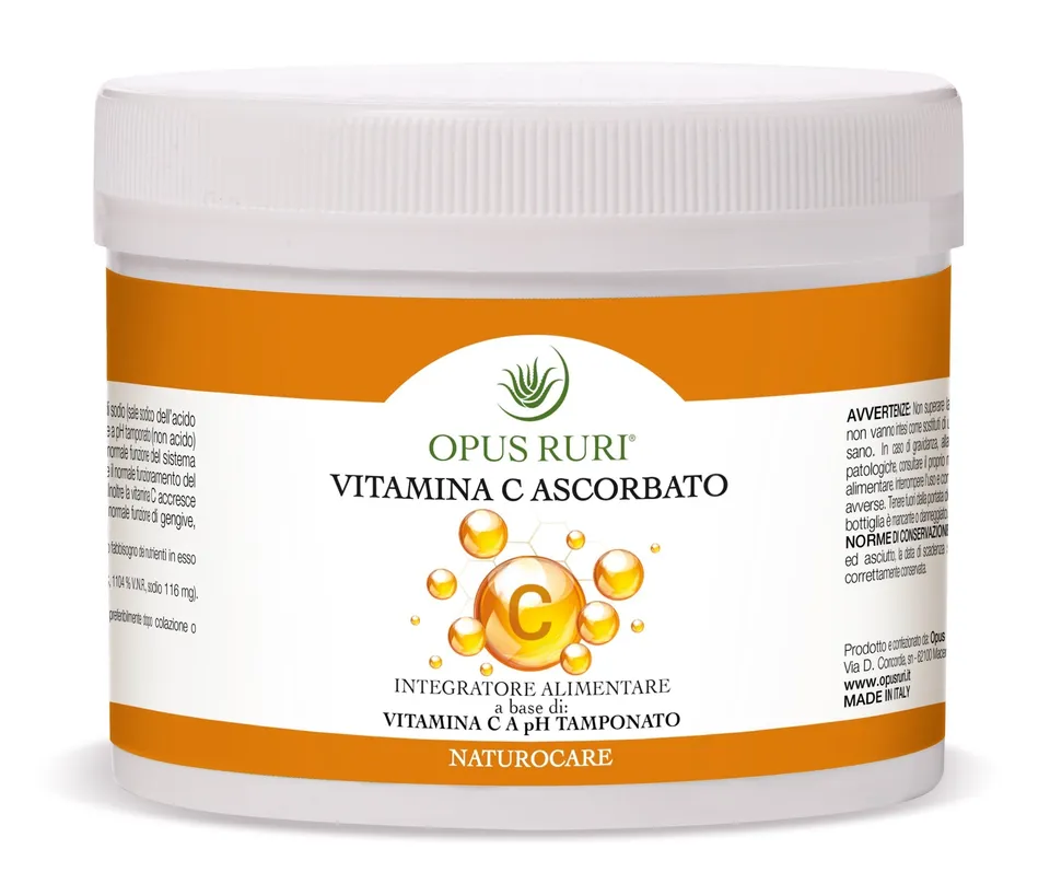 Moltitudo Opus Ruri Vitamina C Ascorbato polvere 500 g pH