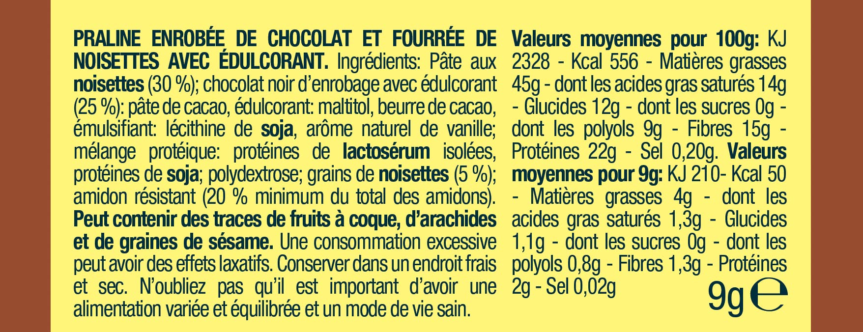 Gianluca Mech Tisanoreica praline nocciola 20 x 9 g dieta