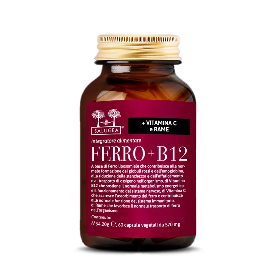 Salugea Ferro + B12 integratore ferro 1 confezione liposomiale
